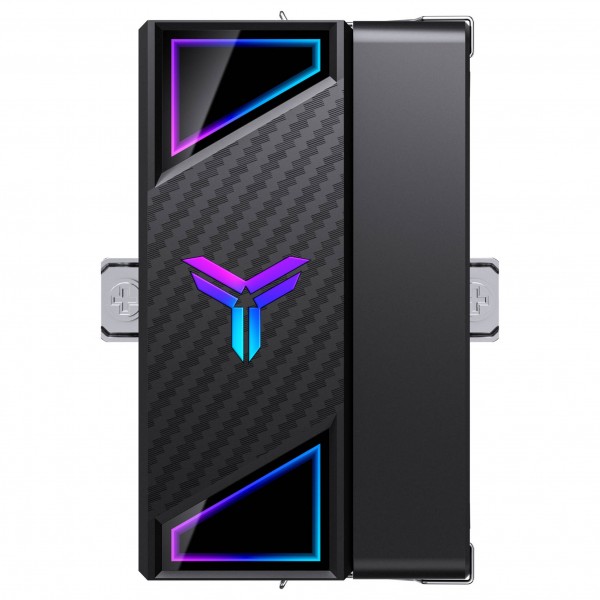 Jonsbo CR-1000 V3 PRO Color CPU-hűtő, PWM, RGB – Fekete (CR-1000 V3 PRO COLOR BLACK)